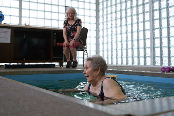 HydroWorx aquatic therapy pool at The Abbey at Westminster Plaza