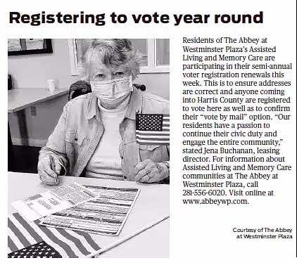 Registering to vote year round