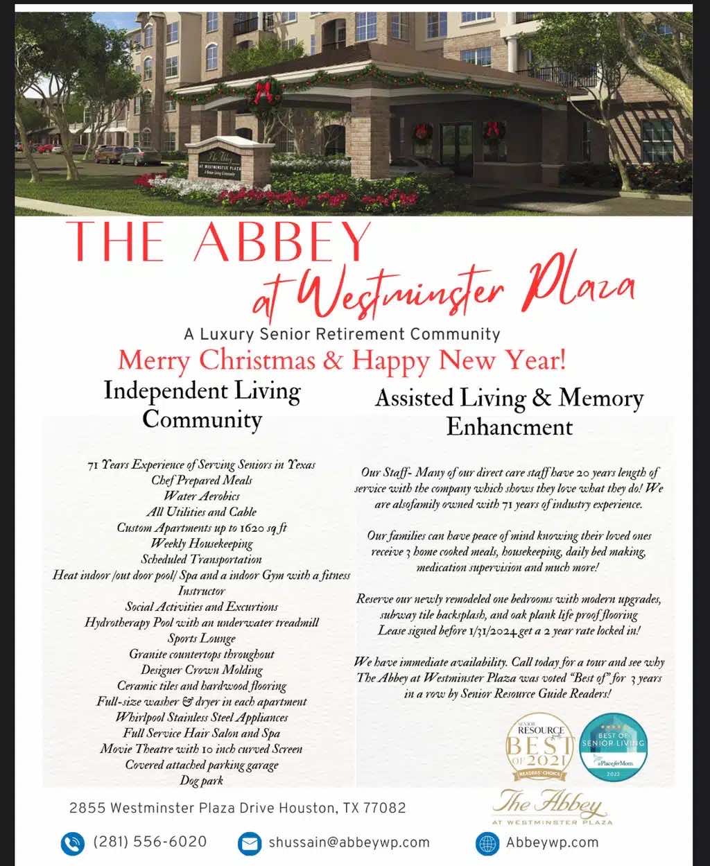 A Luxury Senior Retirement Community