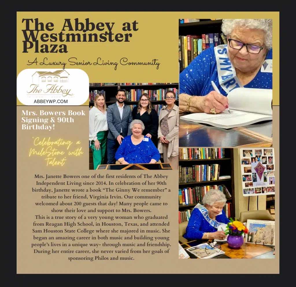 Mrs. Bowers book signing & 90th birthday!