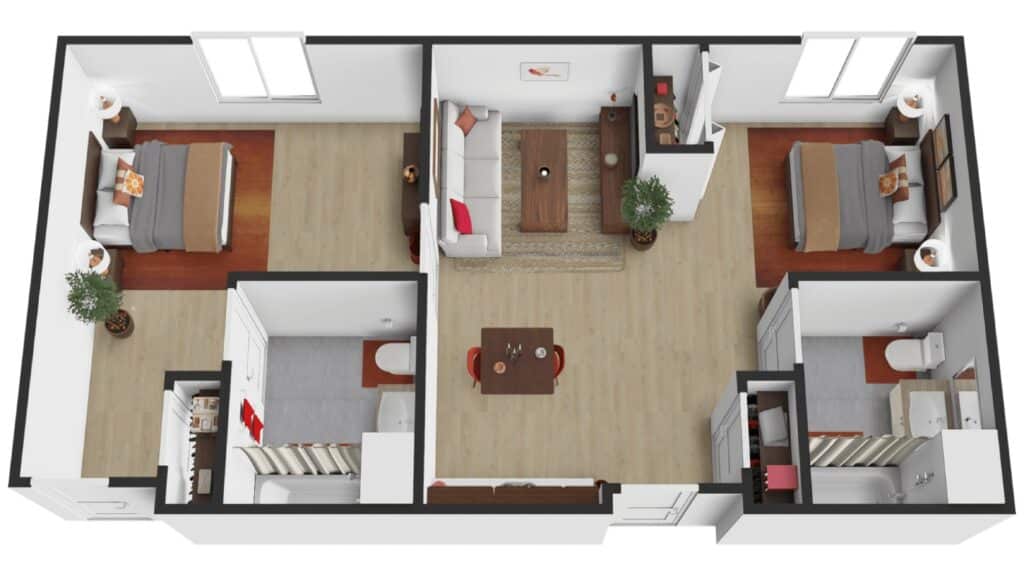 The Abbey | The Carlyle Suite Floor Plan