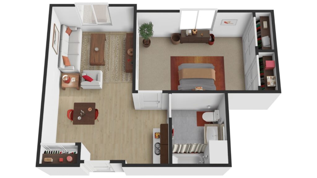 The Abbey | The Kingwood Duplex Floor Plan