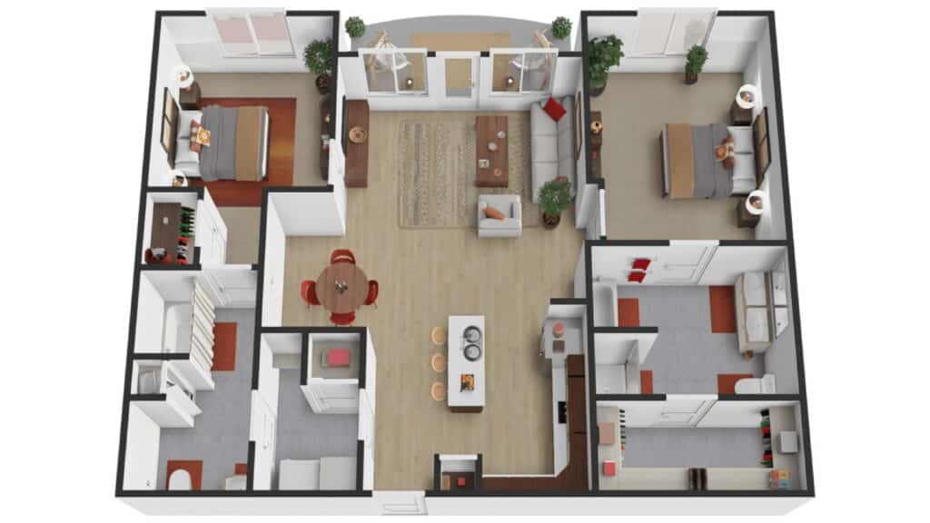 The Abbey | The Barrington Floor Plan