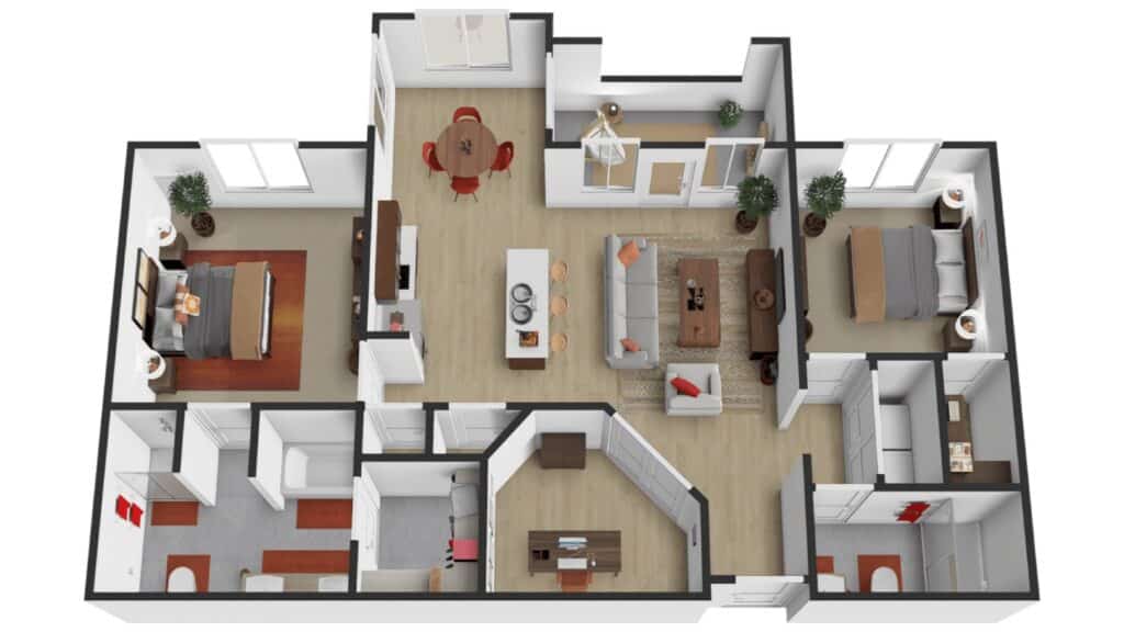 The Abbey | The Bristol Floor Plan